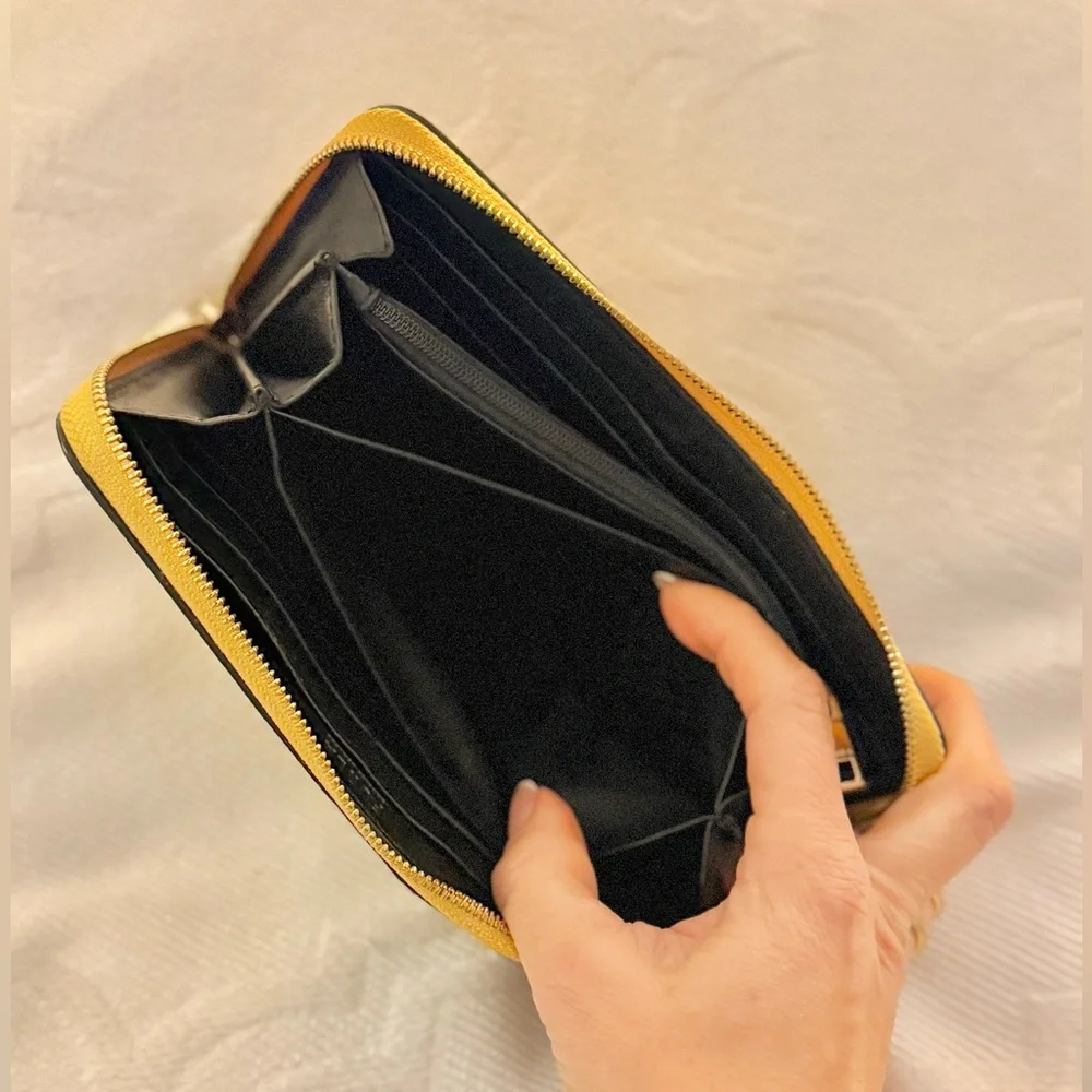 Furla Leather Colorblock Zip Wallet - Picture 7 of 8